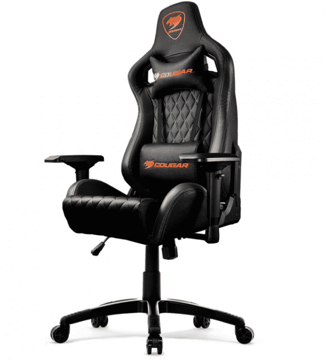 Cougar Silla Gamer Armor S, hasta 120Kg, Negro