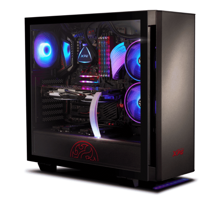 GABINETE PARA GAMING XPG INVADER CON VENTANA MID TOWER USB3.2 INVADER-BKCWW