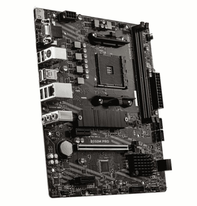 Circuito integrado de tarjeta madre: AMD B550 Socket de procesador: Socket AM4 Circuito integrado: AMD B550 Memoria interna, máxima: 64 GB Tipo de memoria: DDR4-SDRAM