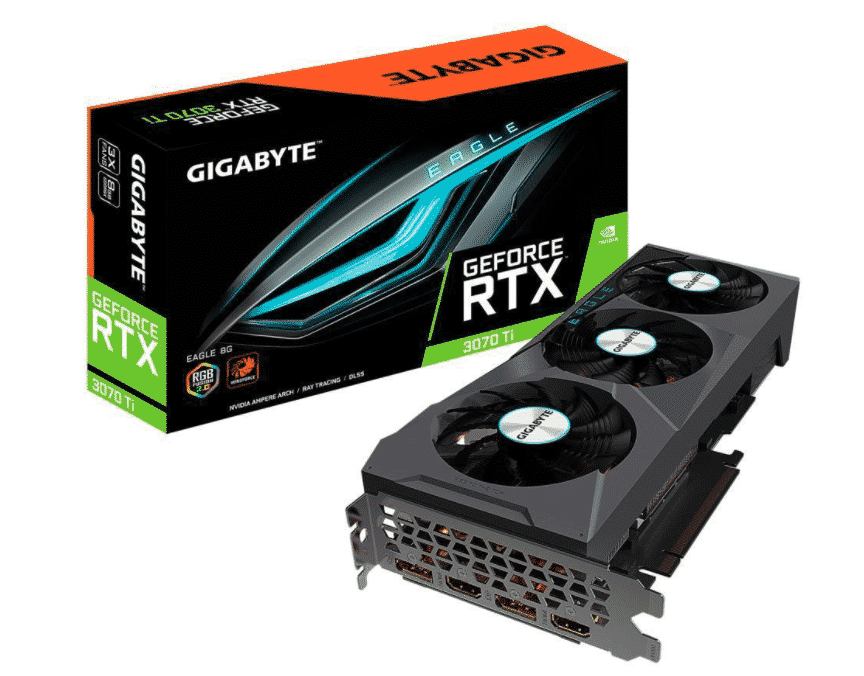 Tarjeta De Video Nvidia Geforce Gigabye RTX 3070 Ti 8gb Gddr6 EAGLE GV-N307TEAGLE-8GD