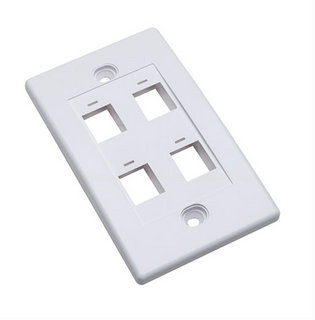 Tapa - Faceplate INTELLINET - Color blanco, 7 cm, 11, 4 cm