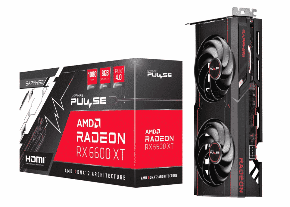Tarjeta de Video SAPPHIRE Pulse Radeon RX 6600 XT 8GB GDDR6 PCI Express 4.0 ATX Video Card 11309-03-20G