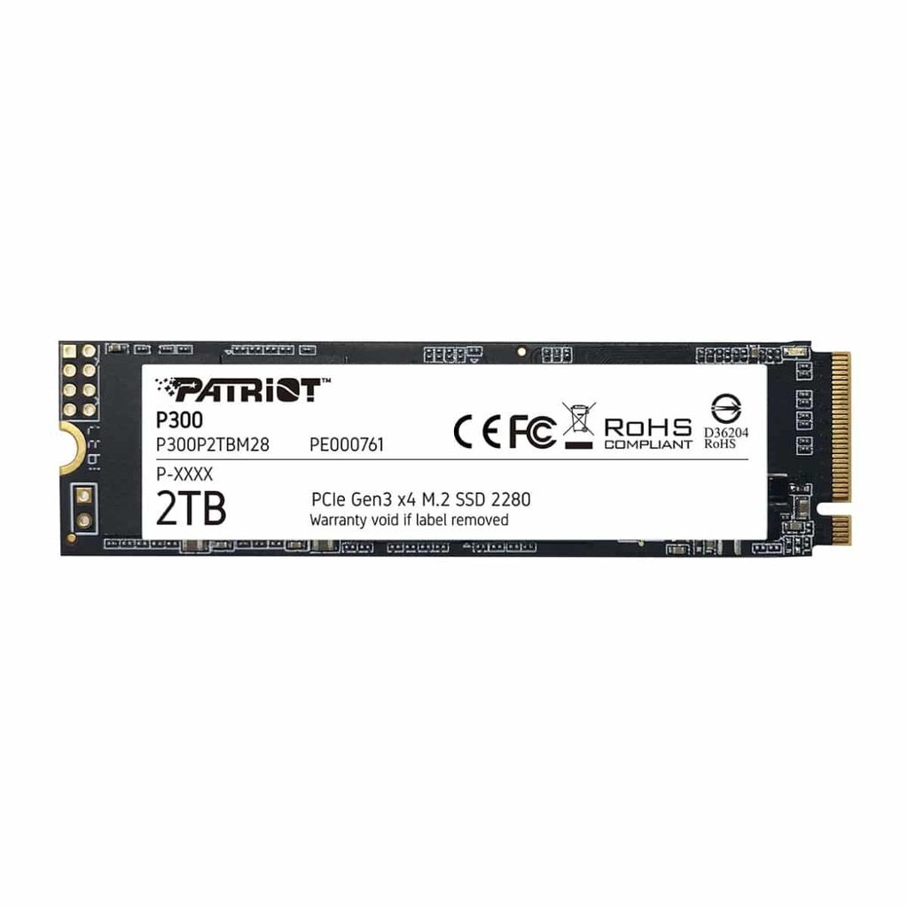 Unidad SSD M.2 Patriot P300 256gb 2280 Pcie 3.0 X4 (p300p256gm28) Pue