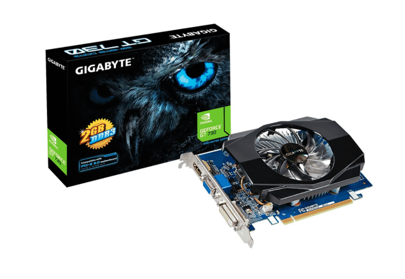 Tarjeta de Video Gigabyte NVIDIA GeForce GT 730, 2GB 64-bit GDDR3, PCI Express 2.0