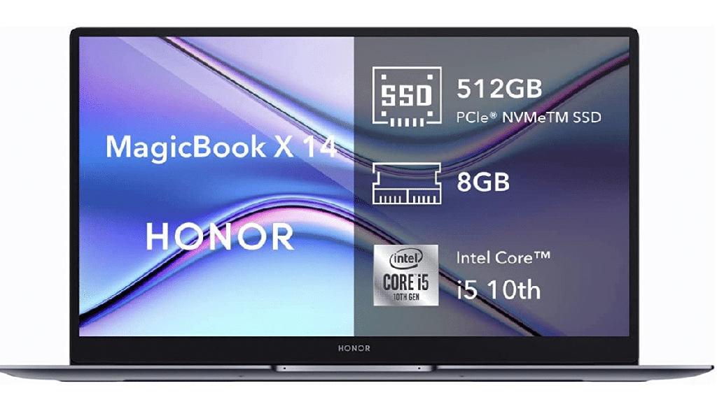 Laptop  Honor Magicbook X 14 14&#8243; INTEL Core I5- 10210u, SSD 512gb+8gb Ram, Windows 10 Home