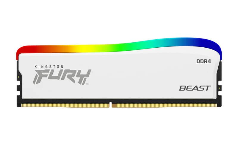 Memoria  Ddr4 Kingston Furybeast White Rgb 16gb 3200mhz(kf432c16bwa/16)