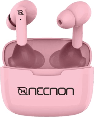 Audifonos                                                                                                                                                                                                                                                                                                                                                                                        Necnon Bt  5.0 Wifi Indicador De Carga Led Rosa(nbab030400)