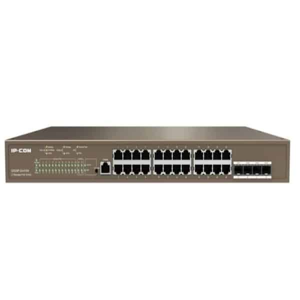 Switch  Tenda Ipcom 24p 10/100/1000 Poe Af/at 370w L3 /g5328p-24-410w
