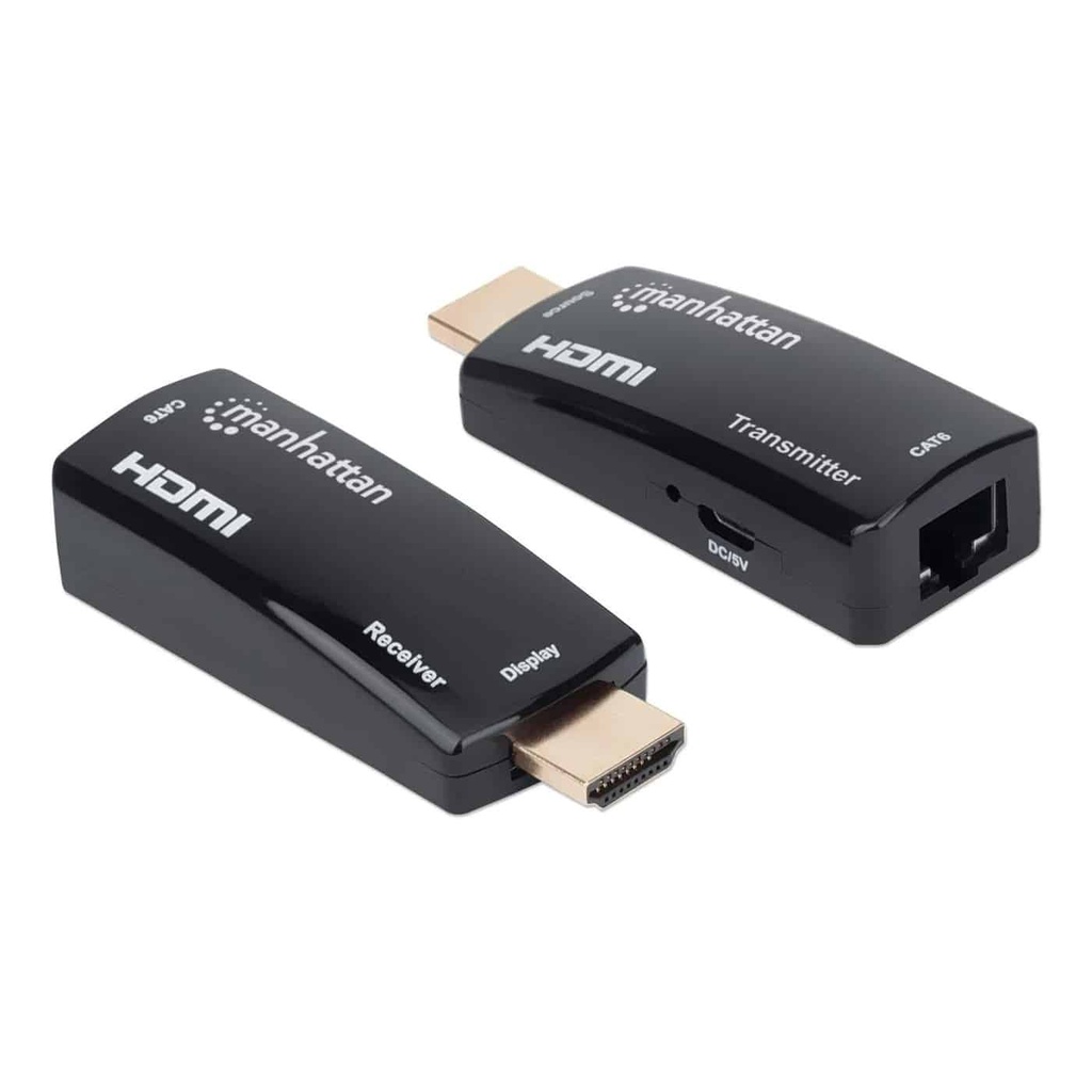Kit                                                                                                             Extensor Manhattan Compacto Hdmi 1080p 60hz Ethernet 60m (207539)