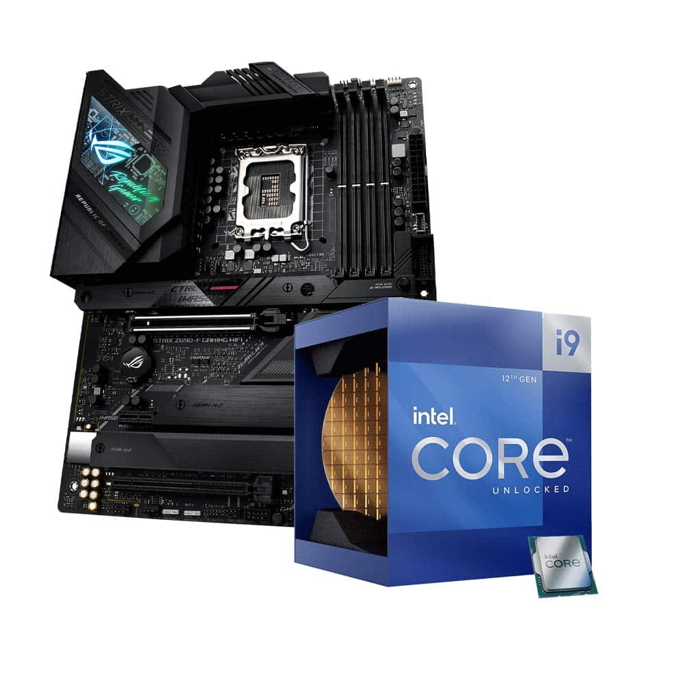 Procesador Intel Core i9-12900K 3.20GHz 16-Core + Asus ROG Strix Z690-F Gaming Wifi Bundle
