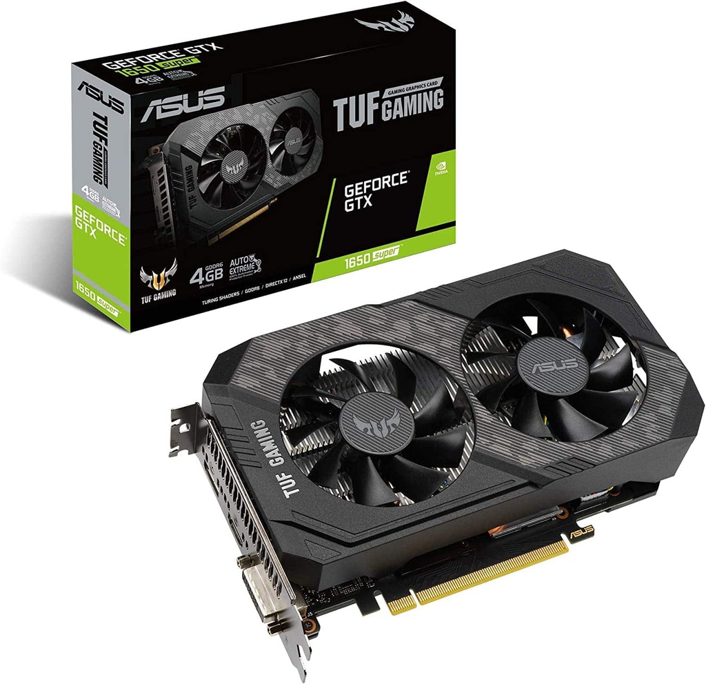 Tarjeta                                                                                                                                                                                                                                   De Video Asus Tuf-gtx1650s-4g-gaming 4gb/gddr6