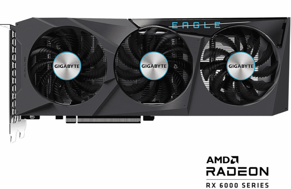 Tarjeta de Video GIGABYTE Radeon RX 6600 EAGLE 8G Graphics Card, WINDFORCE 3X Cooling System, 8GB 128-bit GDDR6, GV-R66EAGLE-8GD