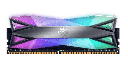 MEMORIA DDR4 ADATA XPG D60 RGB 8GB TITANIO 3600Mhz (AX4U36008G18I-ST60)