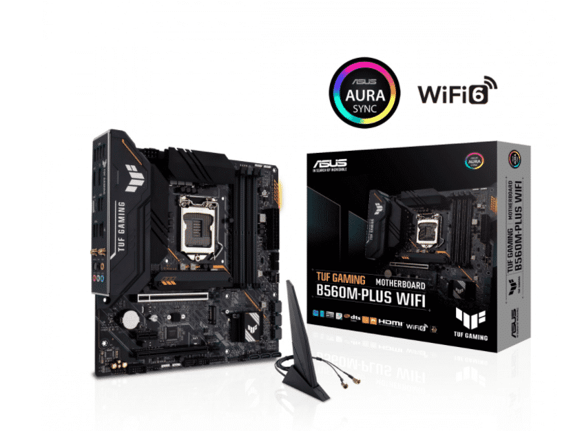 TARJETA MADRE ASUS TUF GAMING B560M-PLUS WIFI LGA 1200 11TH/AURA SYNC