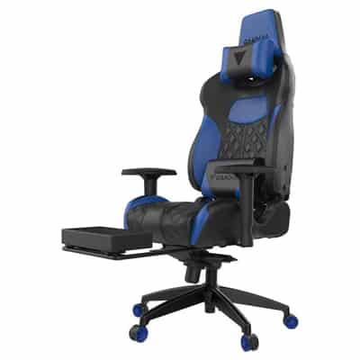SILLA PARA GAMING GAMDIAS ACHILLES P1L NEGRO/AZUL MAX200KG RECLINABLE CON RGB