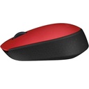 Mouse  Logitech M170 Inalambrico Rojo (910-004941)