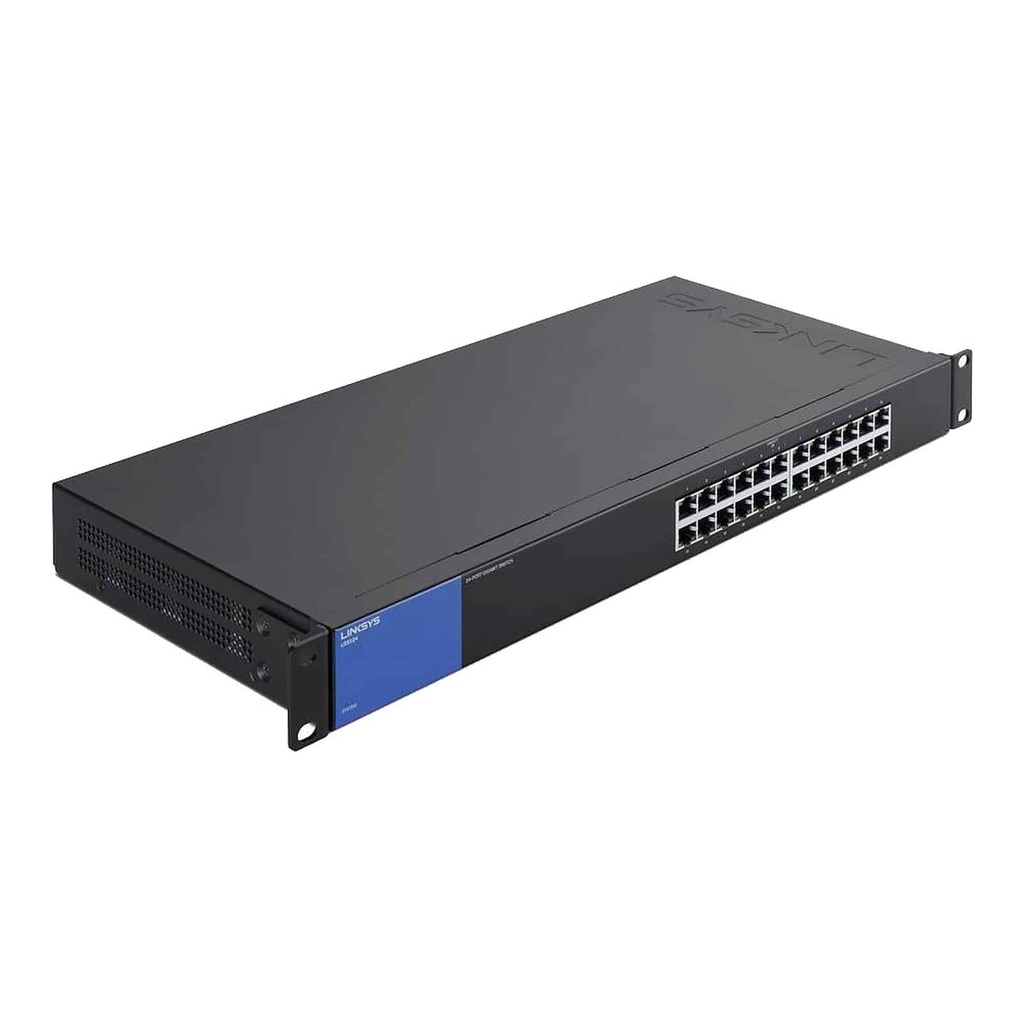 Switch  Linksys Metalico Rack 24ptos Gigabit 10 Ptos Poe+(lgs124p)
