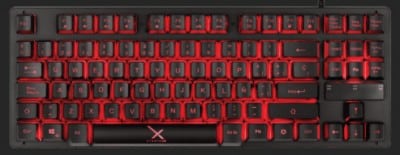 (reparado)teclado  Gamer Xzeal Alambrico 87 Teclas Led Negro Xst-300