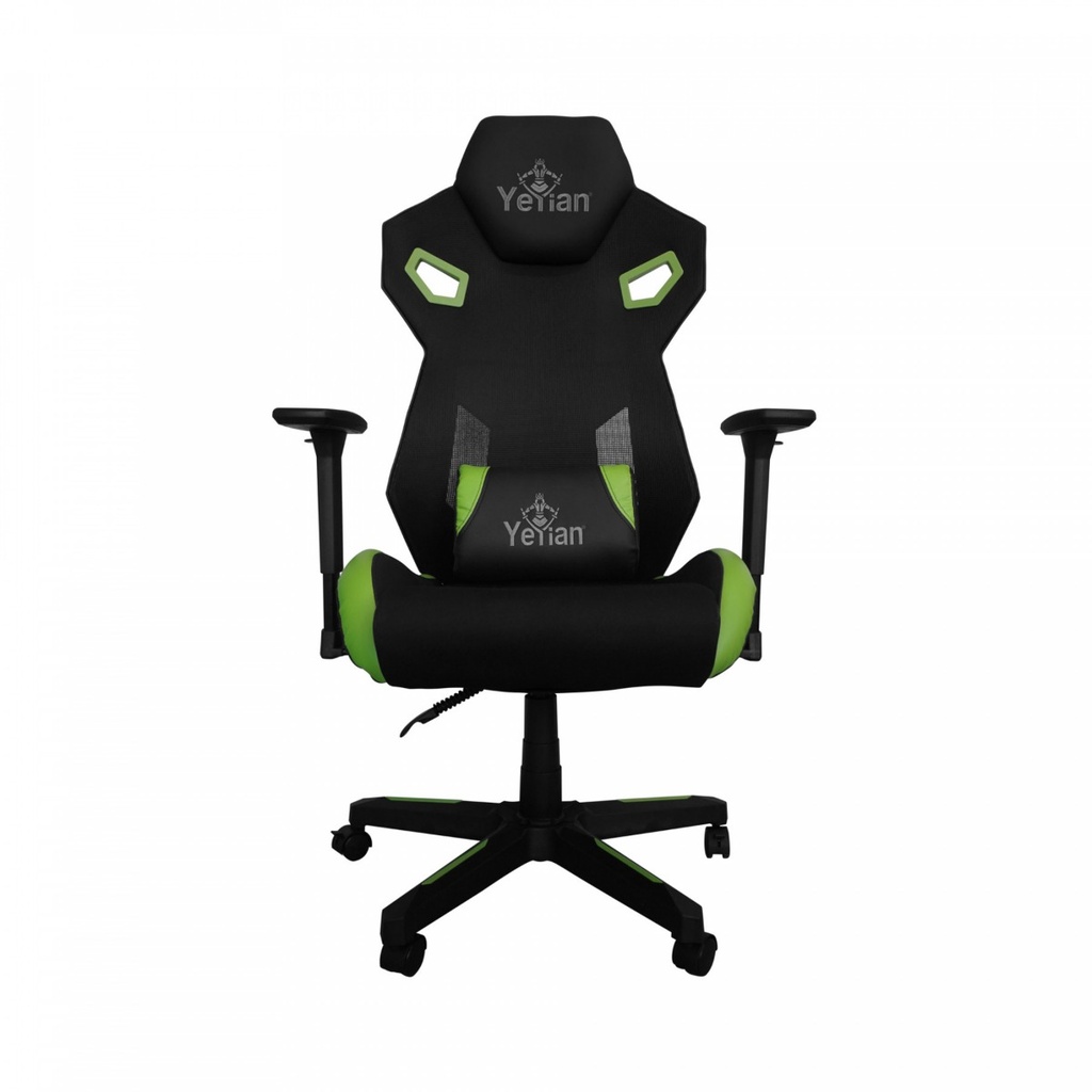 (ed)  Silla Gamer Yeyian Yfc-ecfl-01-gr, Drakkar,malla Textil,hast150k Verde