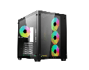 Gabinete                                   Balam Rush Gamer Micro Torre Atx Tank Pro Gm930 Legend Series Br-935944 Negro