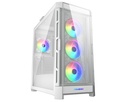 Gabinete Cougar Duoface Pro RGB Con Ventana 4 Ventiladores Argb Atx Sin Fuente Blanco