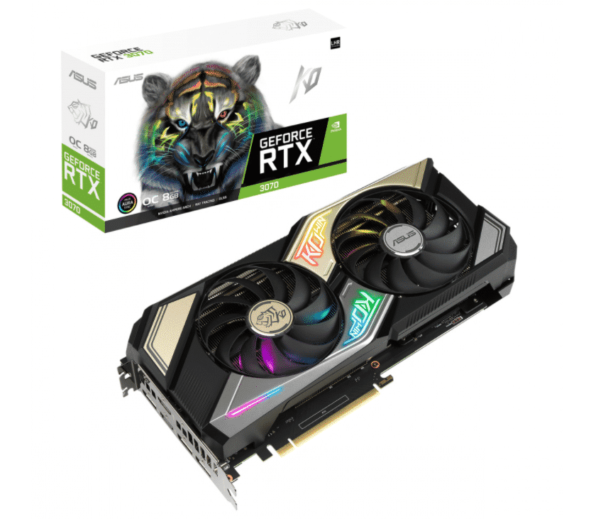 Tarjeta de Video ASUS NVIDIA GeForce RTX 3070 V2 KO OC LHR, 8GB 256-bit GDDR6, PCI Express 4.0