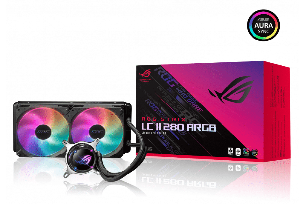 ENFRIAMIENTO LIQUIDO ASUS ROG STRIX LC II 280 ARGB AURA SYNC 280MM