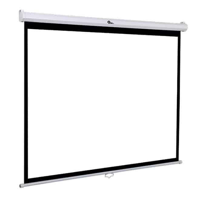 (ed)                                                                                                                               Pantalla Proyeccion Manual Qian Guding Qpg-69503 120" Blanca Mate