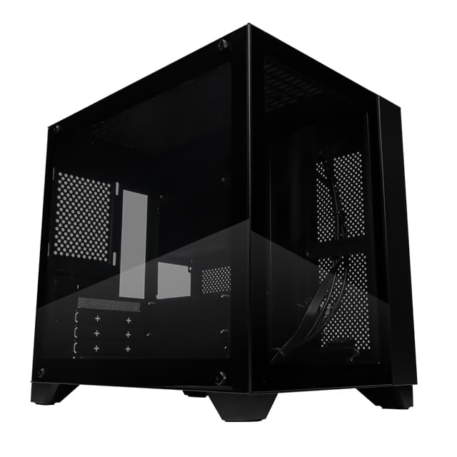 Gabinete                     Game Factor Csg570 Con Ventana Midi-tower Micro-atx/mini-itx USB 2.0/3.0 Sin Fuente Negro