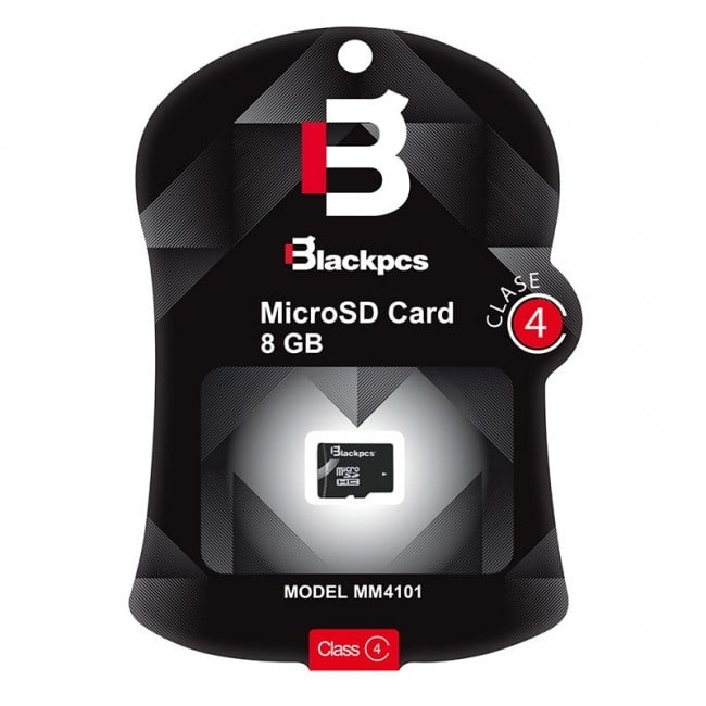 Memoria                                                                                                                                                                                                Microsd Blackpcs De 8gb Clase4 Con Disipador -