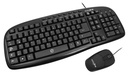 Kit                                                                                                                                                                                                                            Teclado / Mouse Easy Line Balance - 102 Teclas, Negro, 1000 Dpi