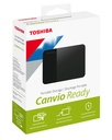 Disco                                                                                                                                                                                                                    Duro Toshiba Canvio Ready 1tb Hdtp310xk3aa - Color Negro, Usb Usb 3.2 Gen 1(compatible Con 2.0), Formato 2.5