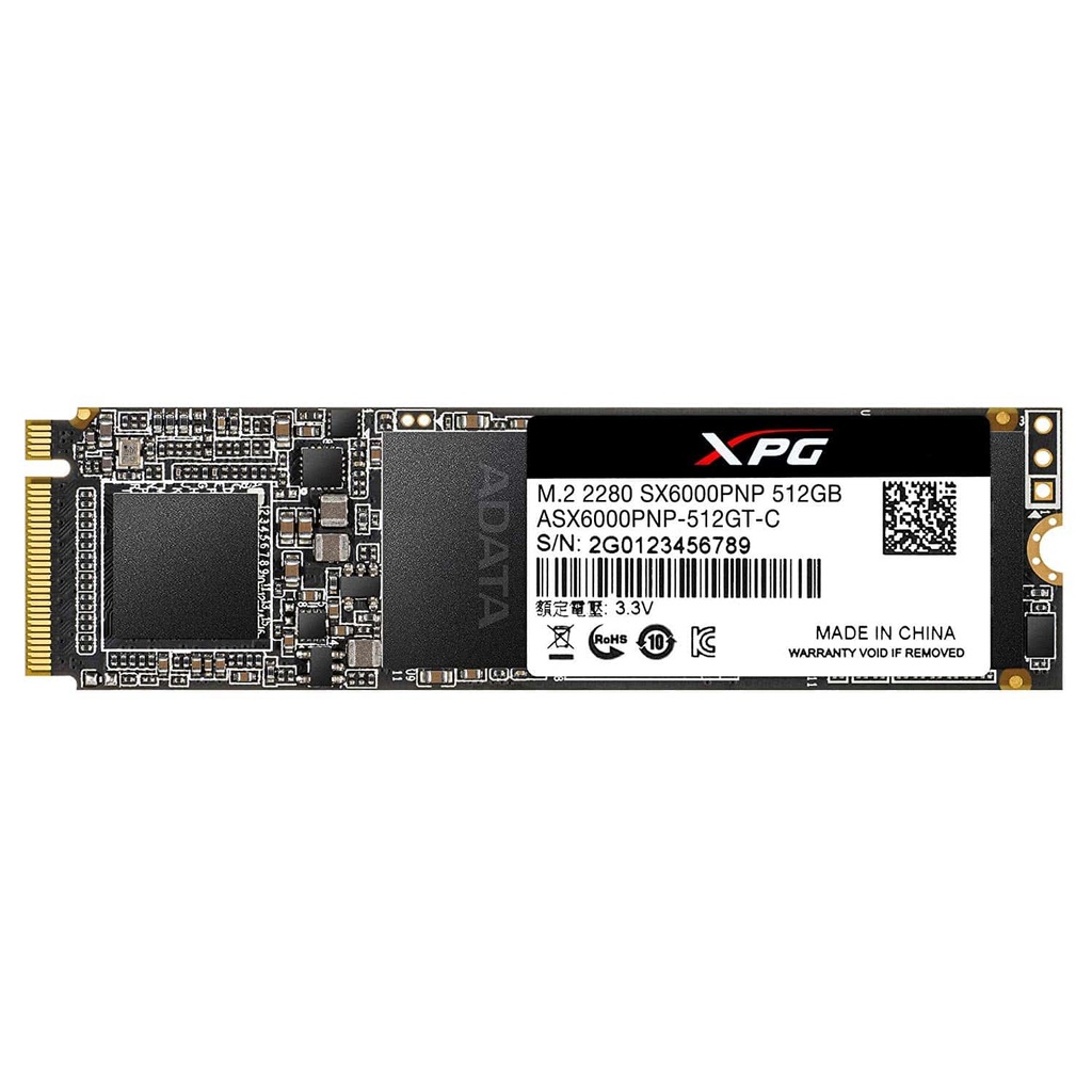 Ssd                                                                                                                                                                                                                                          Adata Xpg Sx 6000 Pro - 512 Gb, Pci Express 3.0, 2100 Mb/s, 1400 Mb/s