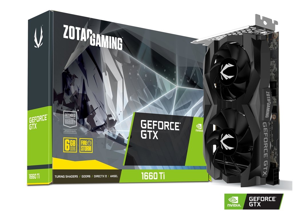 TARJETA DE VIDEO ZOTAC NVIDIA GEFORCE GTX 1660 TI 6GB GDDR6