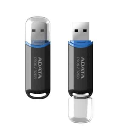 Memoria                                                                                                                                                                                                                   Usb Adata Ac906-32g-rbk - Negro, 32 Gb