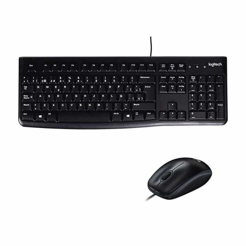 Kit  Logitech Mk120 Teclado Y Mouse Alambrico Usb (920-004428)