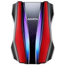 Disco                                                                                                                                                                                                                       Duro Externo Adata Hd770g - 2 Tb, Usb 3.2 Gen 1, 2.5 Pulgadas, Rojo