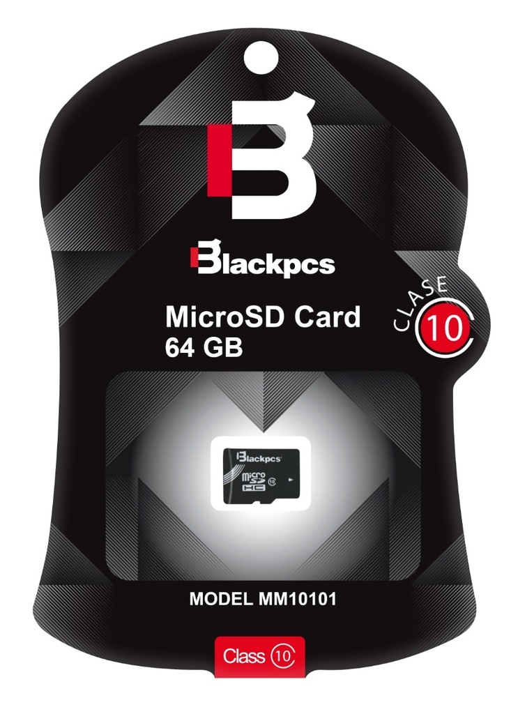 Memoria                                                                                                                                                                                                                                                                                                                                          Micro Sdxc Blackpcs 64gb Clase 10 (mm10101-64)