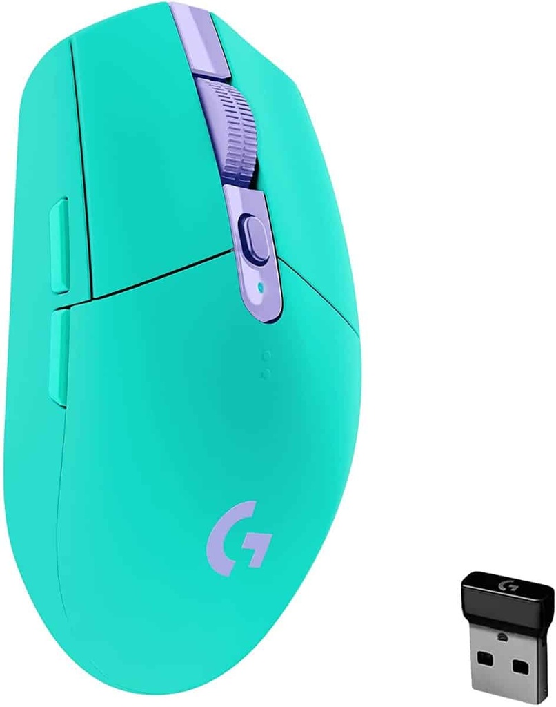 Mouse  Logitech G305 Lightspeed 12,000 Dpi Inalam. Menta (910-006377)