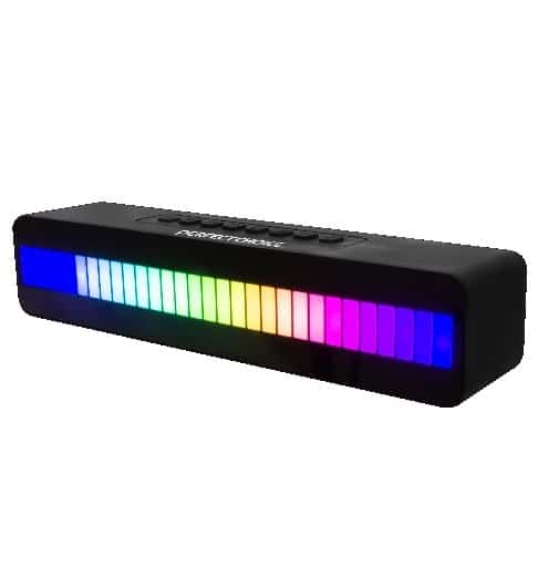 Bocina                                                                                                                                                                                                                                                                               Portátil Inalámbrica  Perfect Choice Shine Beat Rgb - Negro