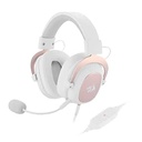 Audífonos                                                                                                                                                                                                                                                                         Redragon H510w - Blanco, 3.5 Mm
