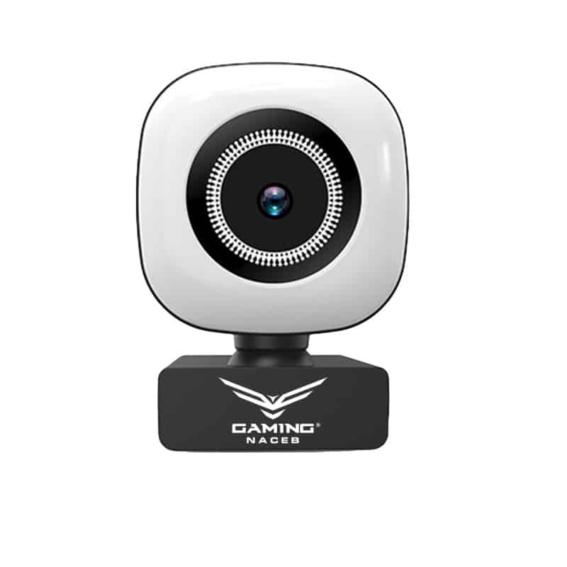 Cámara                                                                                                                                                                                                                                                              Web Naceb Na-0958 - 1080p 30fps Con Micrófono Y Luz Led, Full Hd