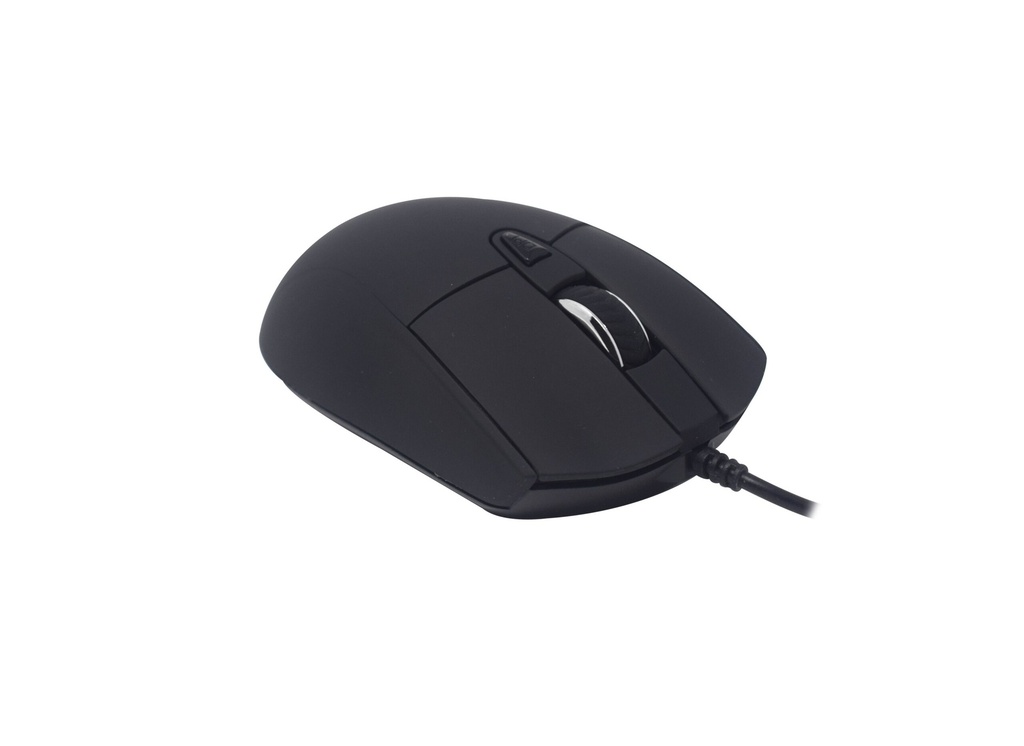 Mouse                                                                                                                                                            Naceb Technology Na-0115n - Negro, 6 Botones, Alámbrico, Óptico, 800 - 2400 Dpi