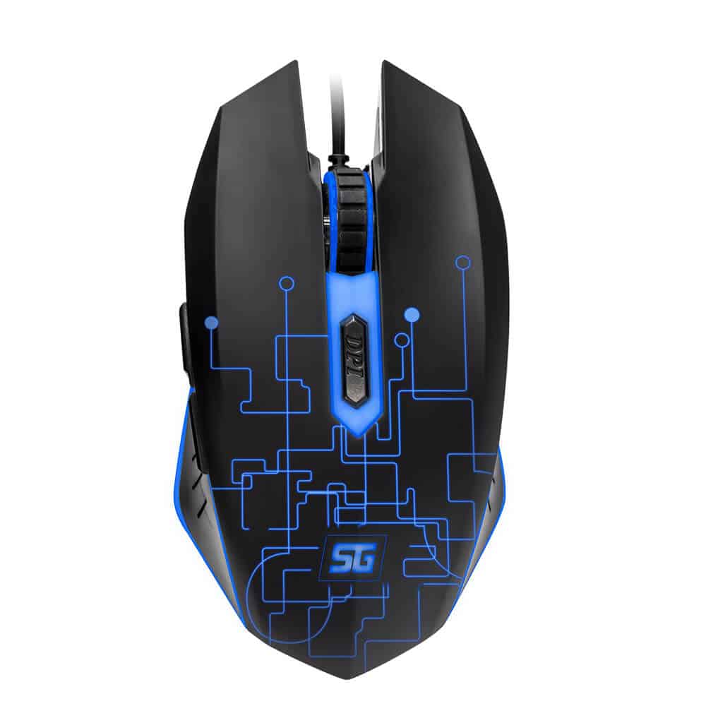 Mouse                                                                                                                                                           Iluminado Alámbrico Gamer Vorago Start The Game Mo-501 - 3, 200 Dpis