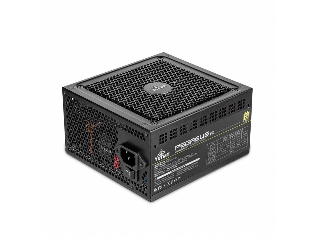 Fuente                             De Poder Yeyian Pegasus 850w 80 Plus Gold Atx 12v 3.0 (openbox Para Ensamble)