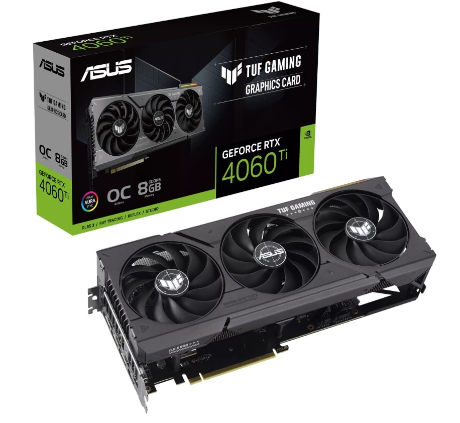 Tarjeta  De Video Asus Tuf-rtx4060ti-o8g-gaming 8gb Oc Gddr6x Hdmi