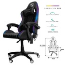 Silla                                                                                                                                        Gamer Rgb Inclinacion Respaldo 145° Clase 4 140-150kg Ngs-01 Foam 350mm 63cm*64cm*121-131cm Rueda 5 Pulgadas Cojin Lumbar Y Cabeza Negro/blanco -