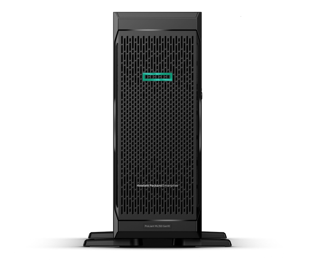 Servidor                                                                                                                        Hpe Proliant Ml350 Gen10 4210r 1p 16gb-r P408i-a 8sff 800w (p21788-001) -
