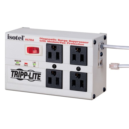 Supresor                                                                                                                     De Picos Tripp-lite - 3330 J, 4, 120 V, 50/60 Hz, 1440 W
