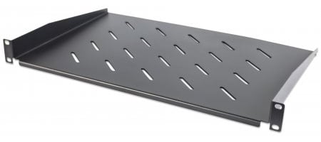 714884                                                                                                                            Charola Fija 1u Y 11.8pulgadas De Profundidad - Ventilada, Para Montaje En Rack Estándar De 19pulgadas, Soporta Una Carga Estática Máxima De 25 Kg.